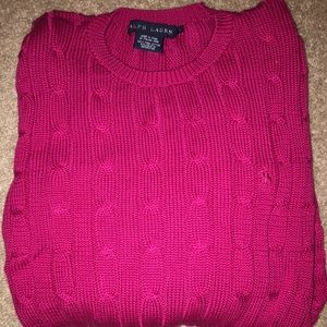Ralph Lauren Raspberry Pink Sweater